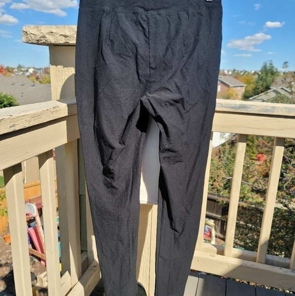 EILEEN FISHER BLACK SLIP ON ELASTIC WAIST PANTS, SZ SMALL - Picture 6 of 10